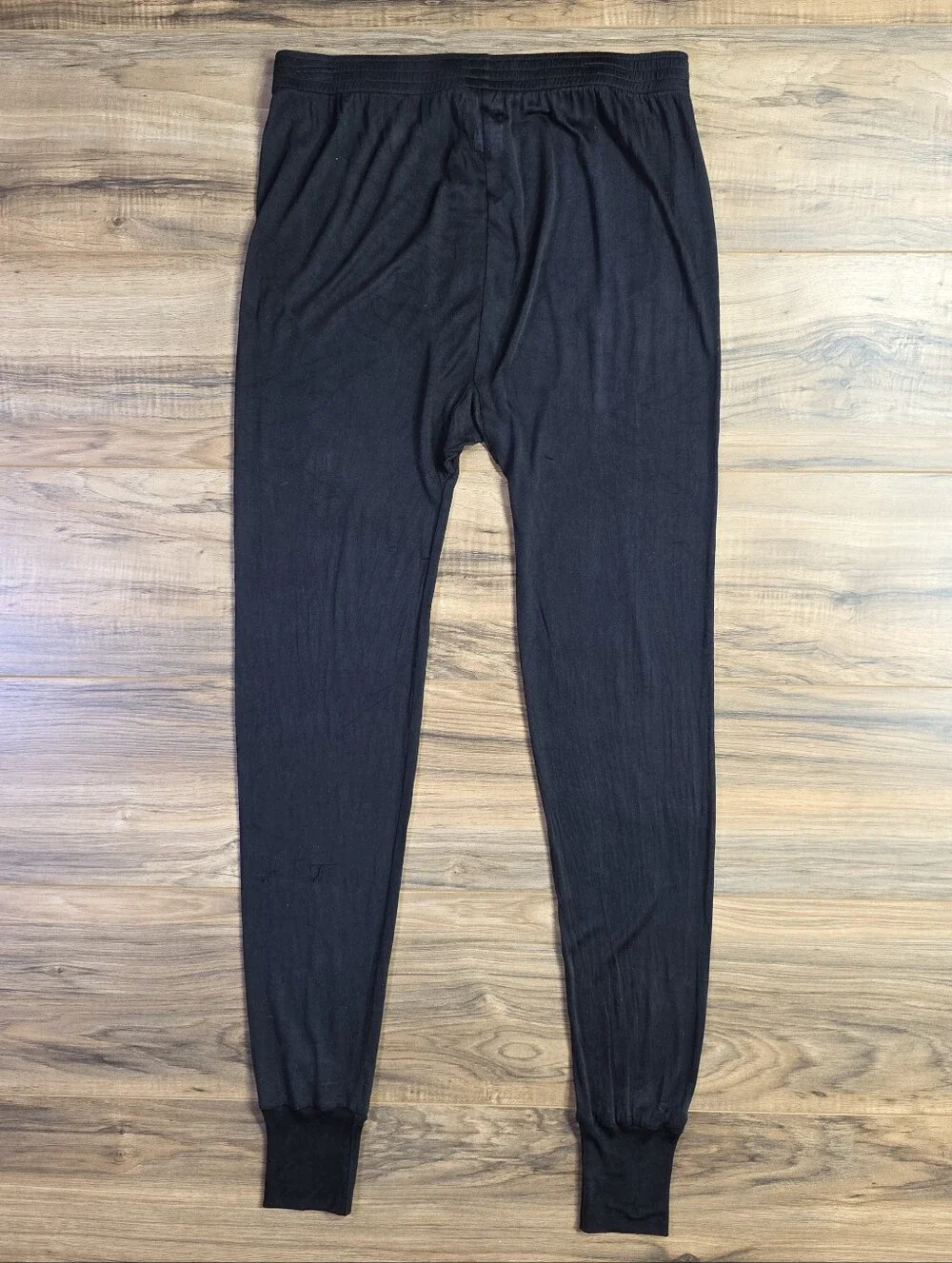L.L. Bean Silk Thermal Pants Black Gorpcore Mens Medium Regular